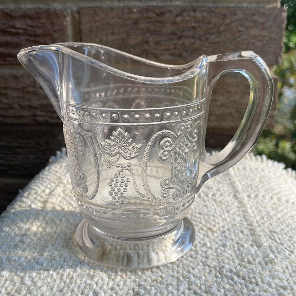 Glass Creamer Vintage